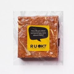 RU OK? Day Theme INDIVIDUAL BROWNIES 50